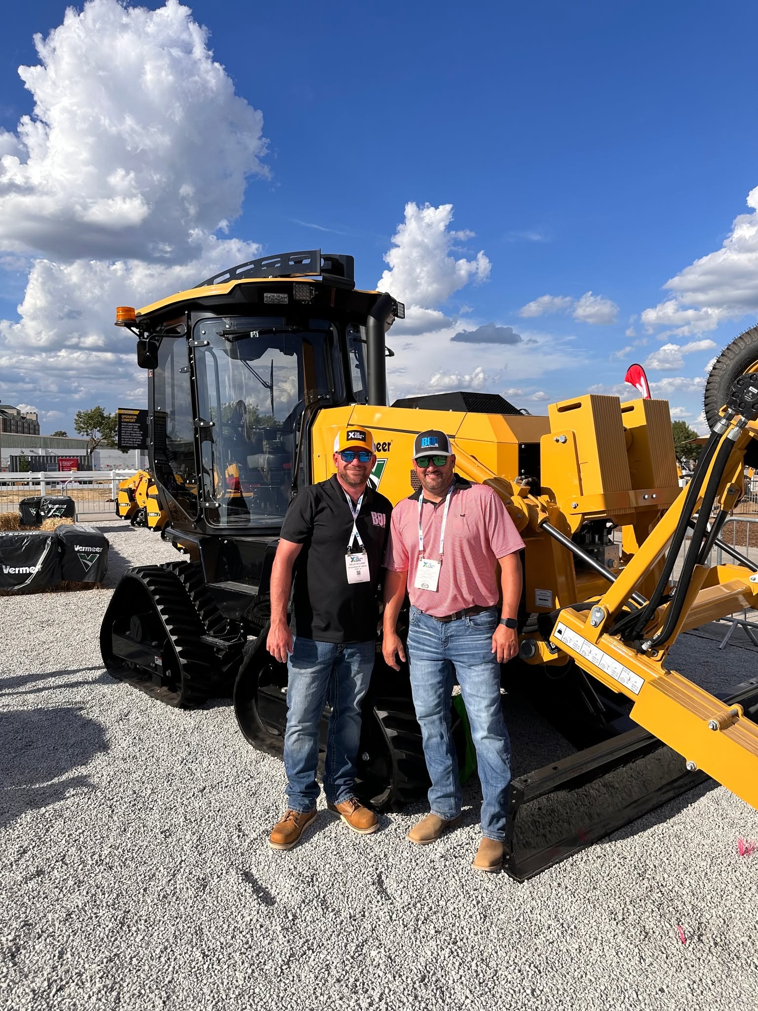 Vermeer trenching rig on a BOI underground build